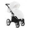 Otroški voziček Mommy GLOSSY WHITE SILVER WG03 