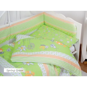 Posteljnina komplet 3 delni SPRING GREEN